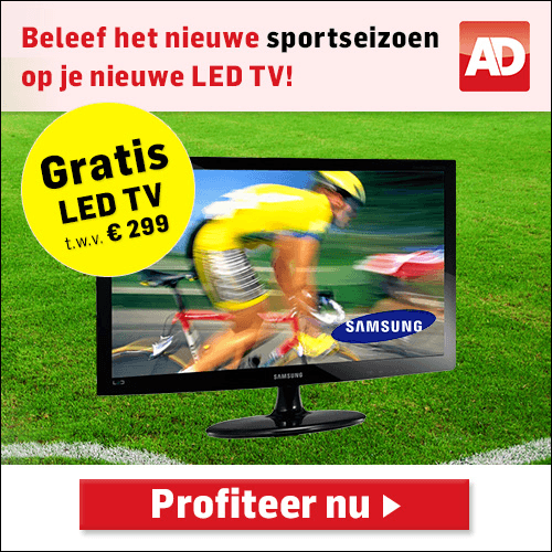 AD samsung tv bij AD abonnement