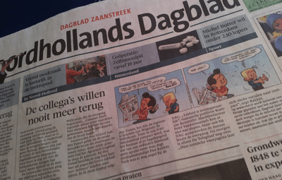 voorpagina noordhollands dagblad