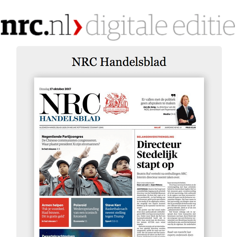 NRC Digitaal abonnement