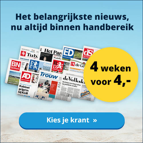 4 weken 4 euro actie Tubantia