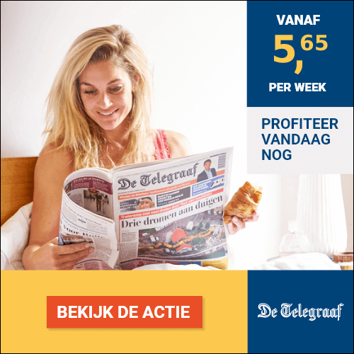 Aanbieding jaarabonnement Telegraaf