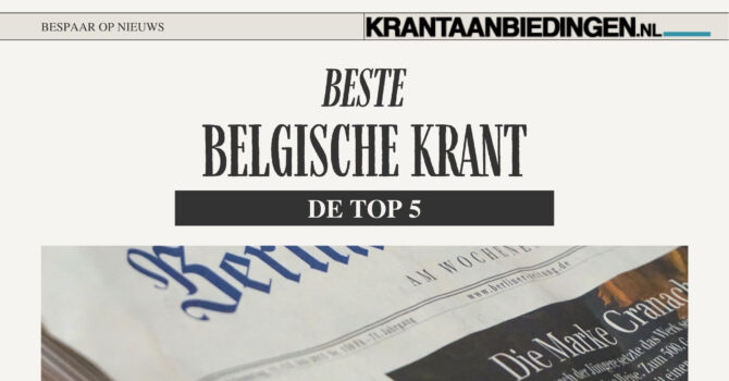 Beste Belgische krant