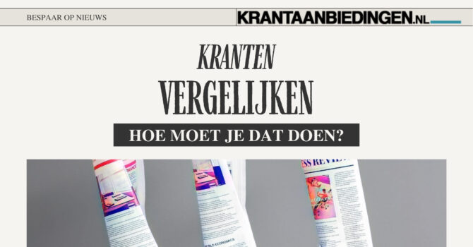 Kranten vergelijken